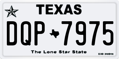 TX license plate DQP7975