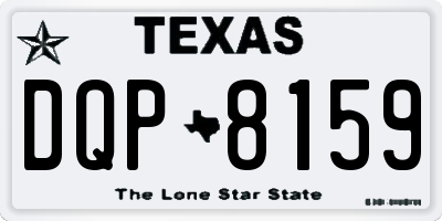 TX license plate DQP8159