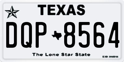 TX license plate DQP8564