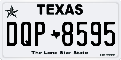 TX license plate DQP8595