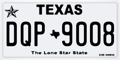 TX license plate DQP9008