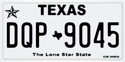 TX license plate DQP9045