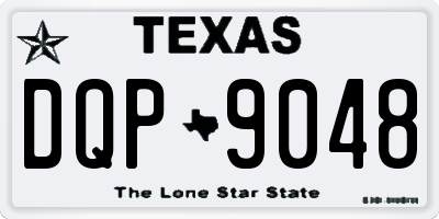 TX license plate DQP9048