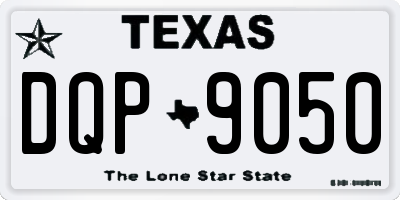 TX license plate DQP9050