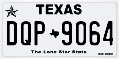 TX license plate DQP9064