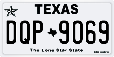 TX license plate DQP9069