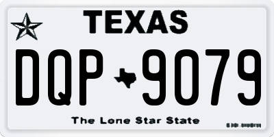 TX license plate DQP9079