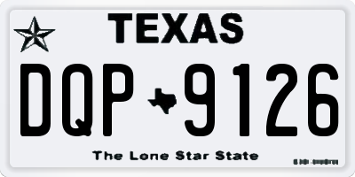 TX license plate DQP9126
