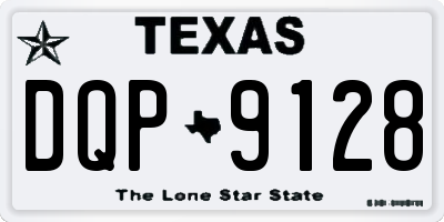 TX license plate DQP9128