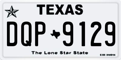 TX license plate DQP9129