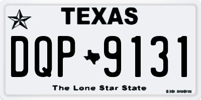 TX license plate DQP9131