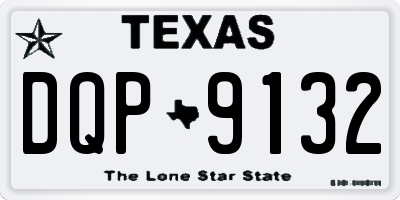 TX license plate DQP9132
