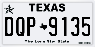 TX license plate DQP9135