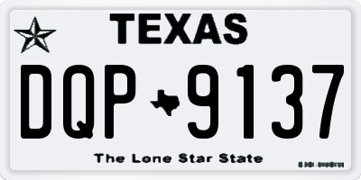 TX license plate DQP9137
