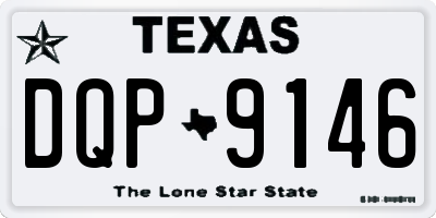 TX license plate DQP9146