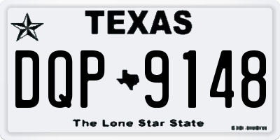 TX license plate DQP9148