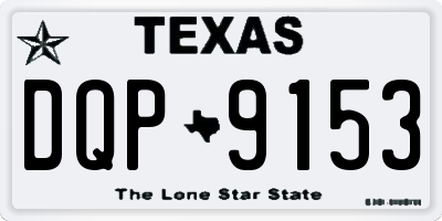 TX license plate DQP9153