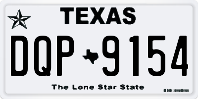 TX license plate DQP9154