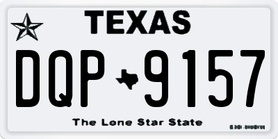 TX license plate DQP9157