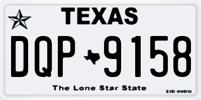 TX license plate DQP9158
