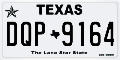 TX license plate DQP9164