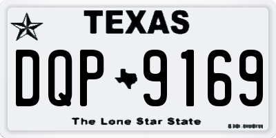 TX license plate DQP9169