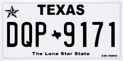 TX license plate DQP9171