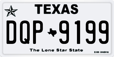TX license plate DQP9199