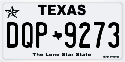 TX license plate DQP9273