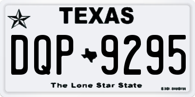 TX license plate DQP9295