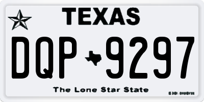 TX license plate DQP9297