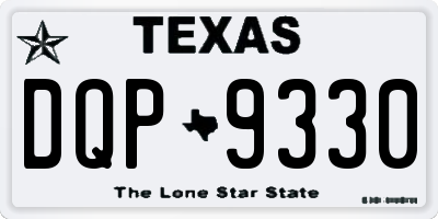 TX license plate DQP9330