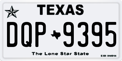 TX license plate DQP9395