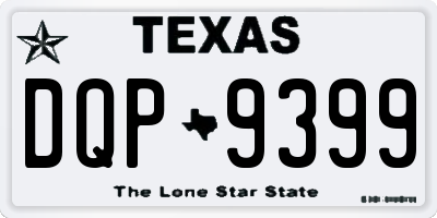 TX license plate DQP9399