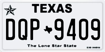 TX license plate DQP9409