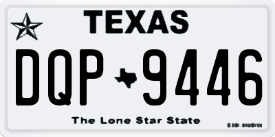 TX license plate DQP9446
