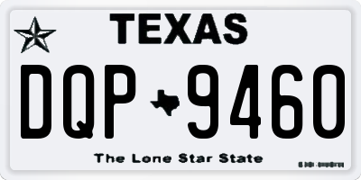 TX license plate DQP9460