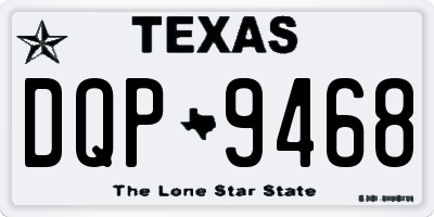 TX license plate DQP9468