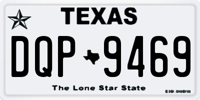 TX license plate DQP9469