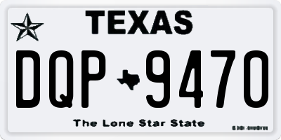 TX license plate DQP9470