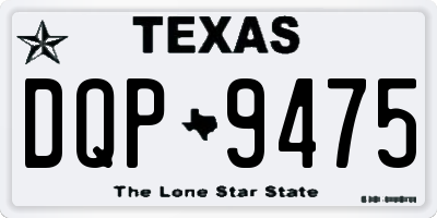 TX license plate DQP9475