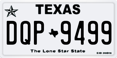 TX license plate DQP9499