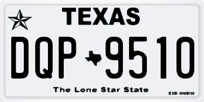 TX license plate DQP9510