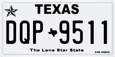 TX license plate DQP9511