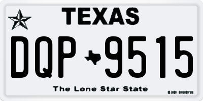 TX license plate DQP9515