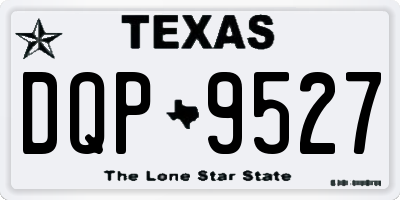 TX license plate DQP9527