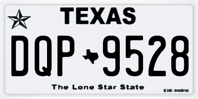 TX license plate DQP9528