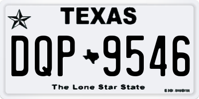 TX license plate DQP9546
