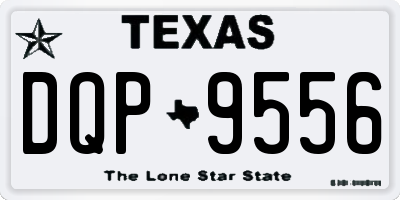 TX license plate DQP9556