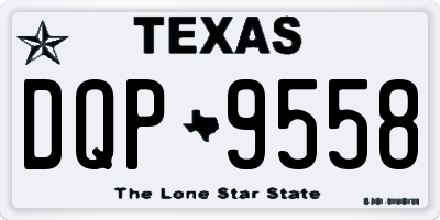 TX license plate DQP9558